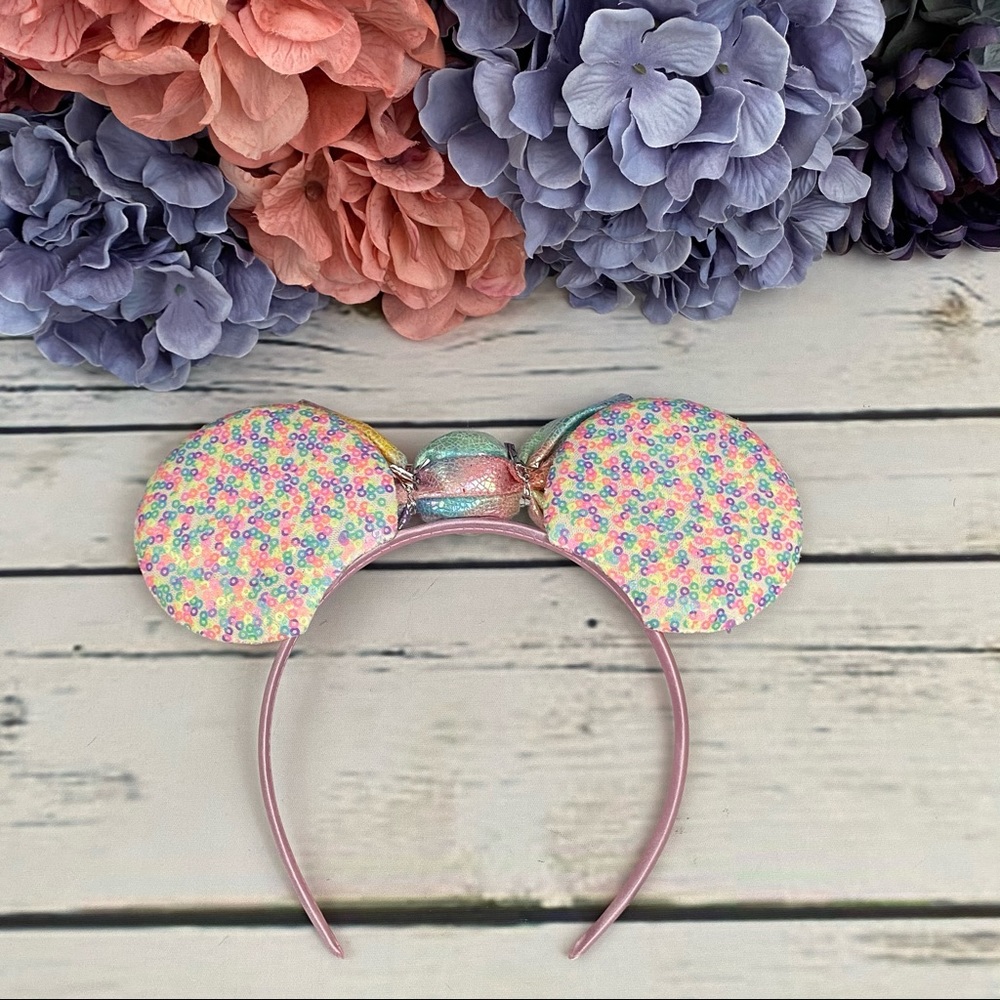 Minnie Mouse Confetti Sequin Headband & Candy Bow - Picture 9 of 13